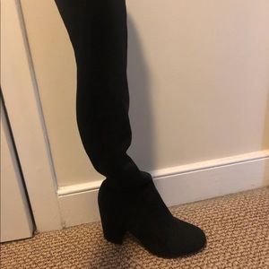 Target over the knee black boots